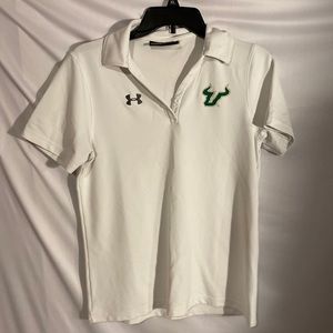 Under Armour Woman’s White USF Polo